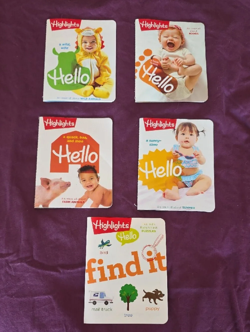 Hello Baby Highlights Magazine Set - Multicolor Early Learning Pack